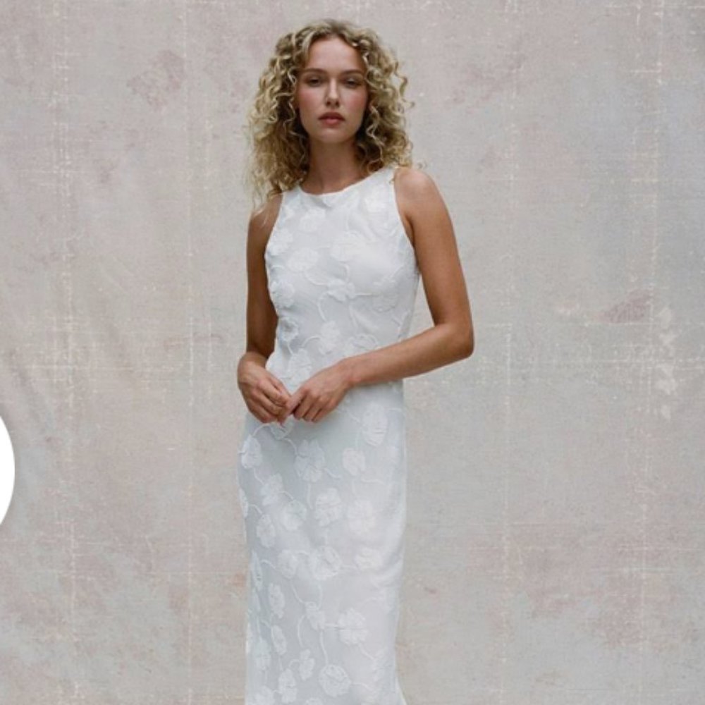 Realisation Par White Floral Dress